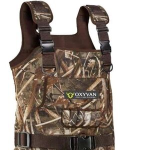 OXYVAN Duck Hunting Waders with 600G Rubber Boots Insulated,Neoprene Men's 10